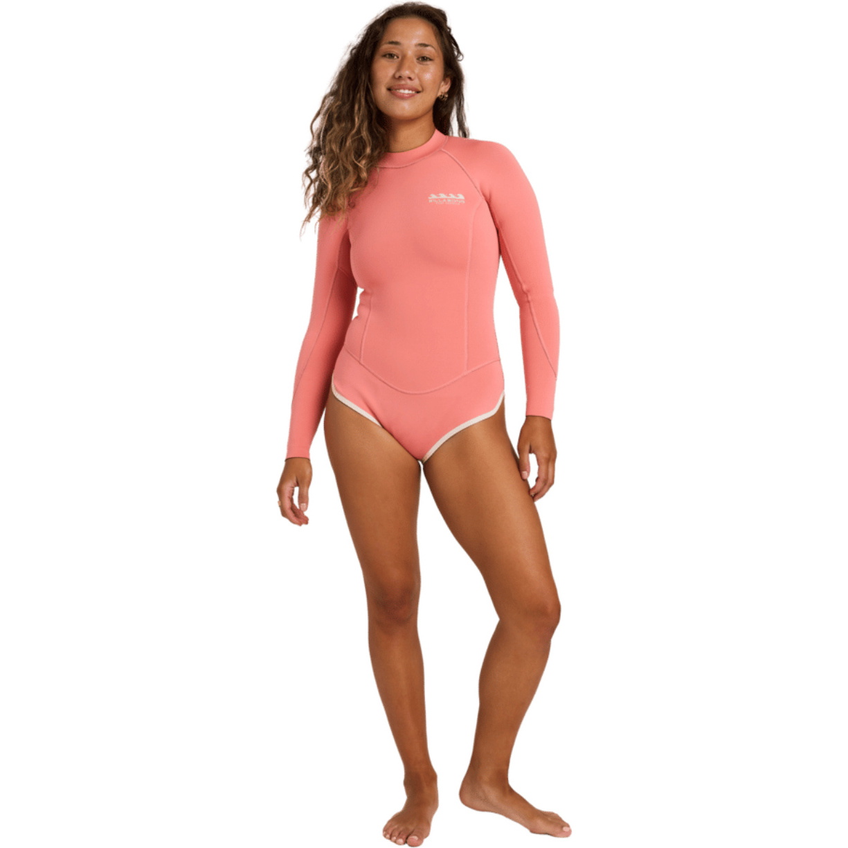 2026 Billabong Womens Spring Glider 2mm Long Sleeve Springsuit Wetsuit ABJW400135 - Watermelon